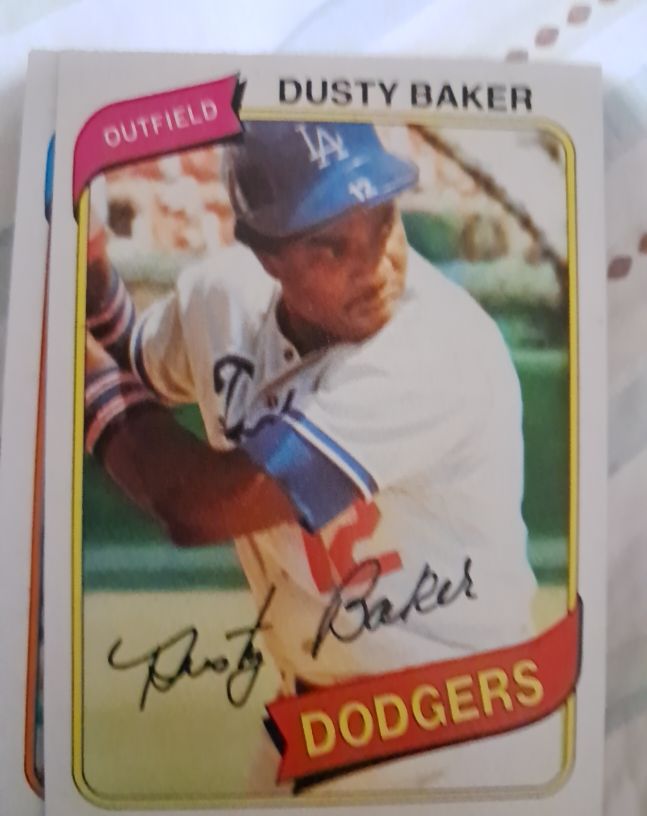 1980 Topps #255 Dusty Baker — front