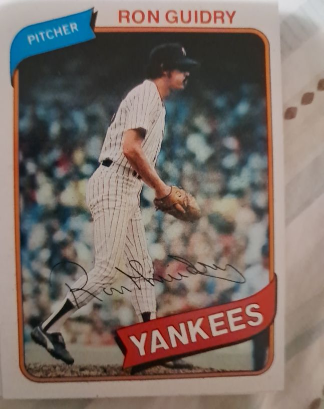 1980 Topps #300 Ron Guidry New York Yankees — front
