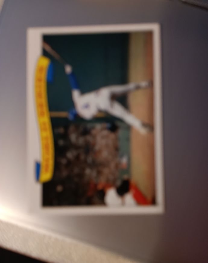 1987 O-Pee-Chee Stickers #21 1986 World Series New York Mets Lenny Dykstra — front