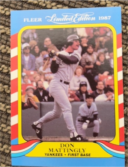1987 Fleer Limited Edition #26 Don Mattingly — front