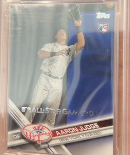 2017 Topps #287 Aaron Judge Rookie Card — front