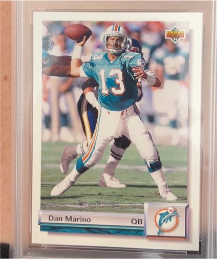 1992 Upper Deck Gold #G45 Dan Marino — front