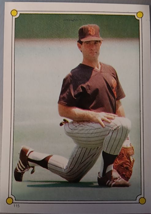 1987 O-Pee-Chee Stickers #115 Steve Garvey — front