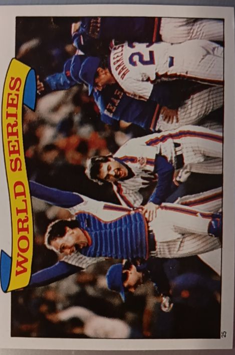 1987 Topps #25 World Series — front