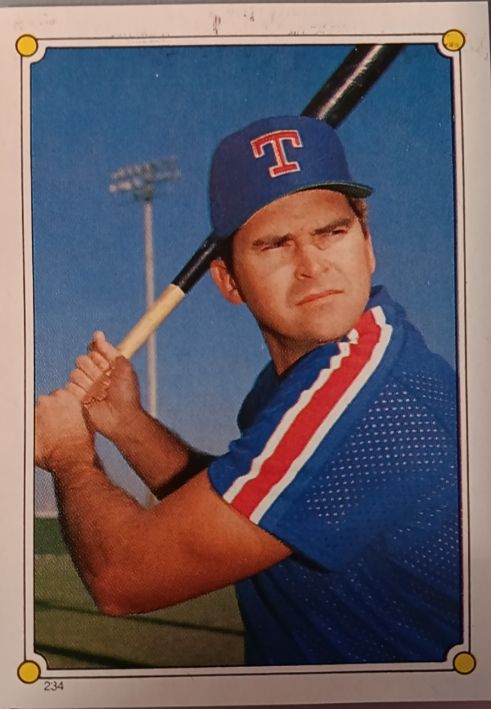 1987 Topps Stickers #234 Larry Parrish — front