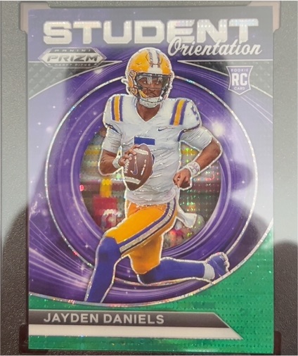 2024 Panini Prizm Draft Picks Student Orientation #SO-JD Jayden Daniels — front