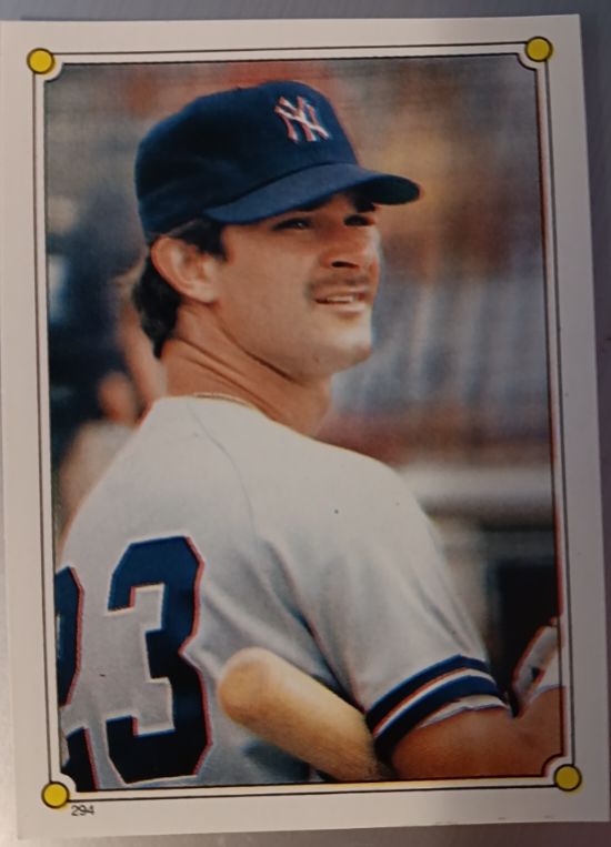 1987 Topps #294 Don Mattingly — front