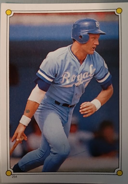 1987 Topps #254 George Brett — front