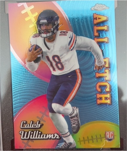 2024 Topps Chrome All-Etch #CAE-CW Caleb Williams — front