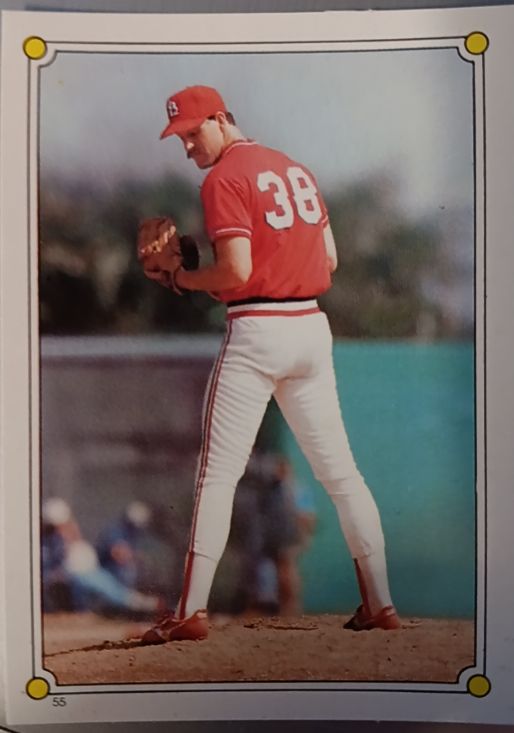 1987 O-Pee-Chee Stickers #55 Todd Worrell — front