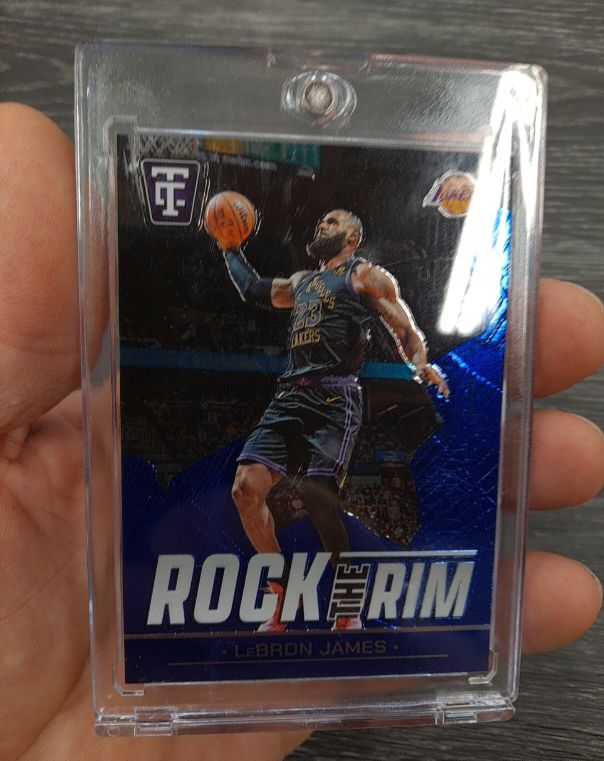 2024-25 Panini Totally Certified #16 LeBron James Rock The Rim — front