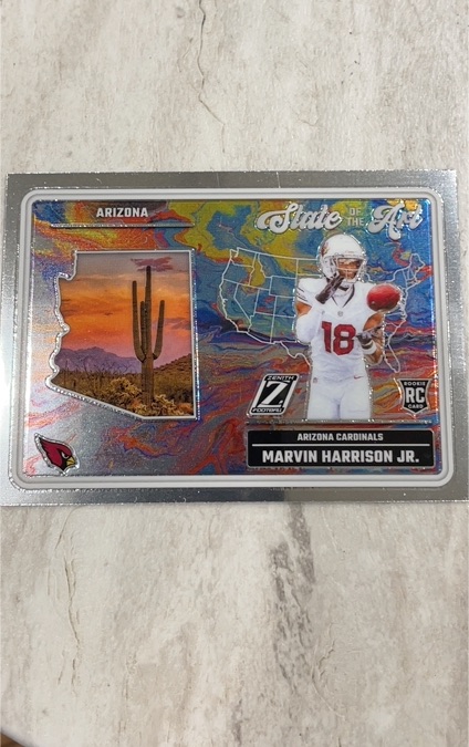 2024 Panini Zenith State of the Art #22 Marvin Harrison Jr. — front
