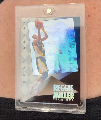 1992-93 Upper Deck #11 Reggie Miller Team MVP — front