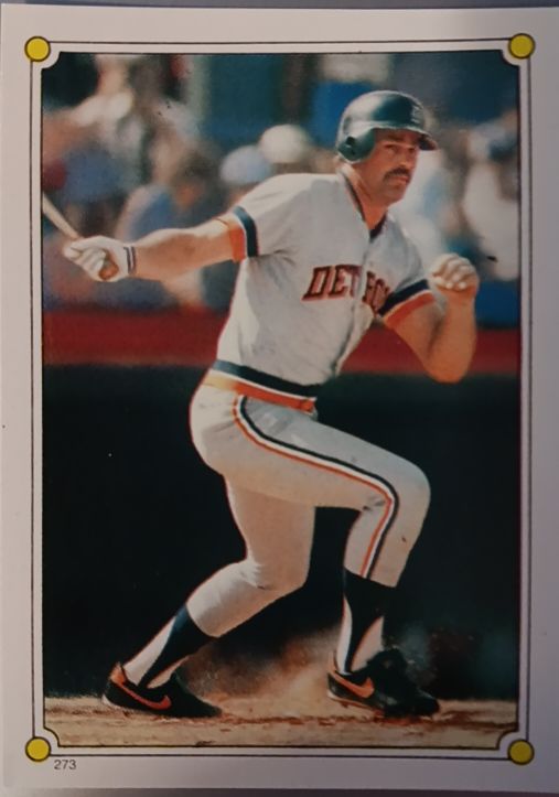 1987 Topps Stickers #273 Kirk Gibson — front