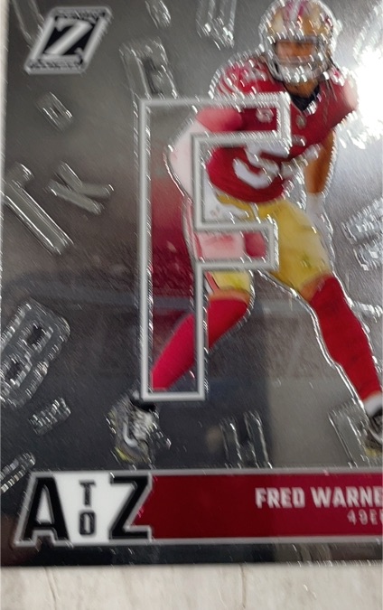 2020 Donruss Football A to Z Fred Warner — front