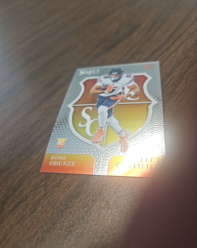 2024 Panini Select - Select Certified Rookies Rome Odunze #10 (RC) — front