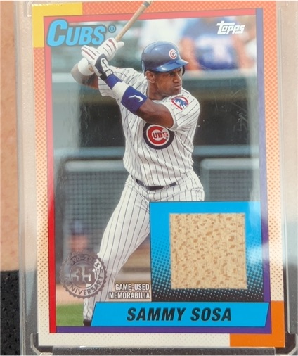 2025 Topps Series 1 1990 Sammy Sosa Game-Used Relic #T90R-SSO — front