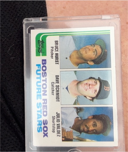 1982 Topps #21 Bruce Hurst Boston Red Sox Future Stars — front