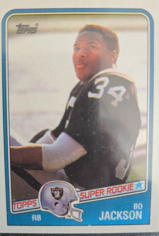 1988 Topps #327 Bo Jackson — front