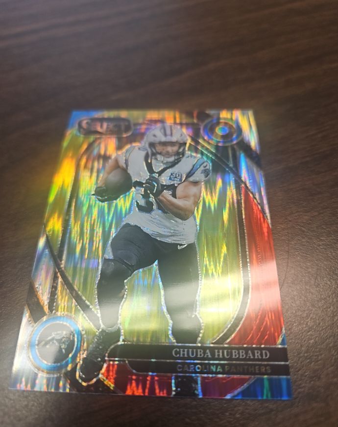 2023 Panini Select #S-CHU Chuba Hubbard — front