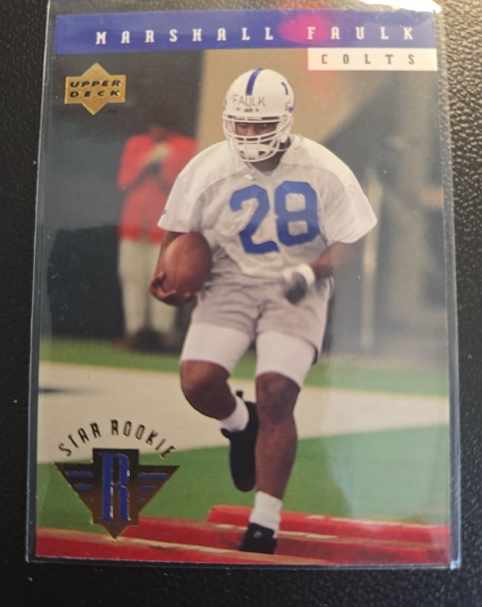 1994 Upper Deck #7 Marshall Faulk Star Rookie — front