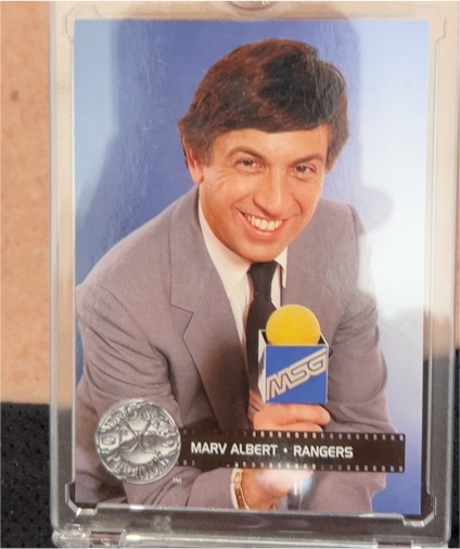 1991-92 Pro Set Platinum #291 Marv Albert New York Rangers — front