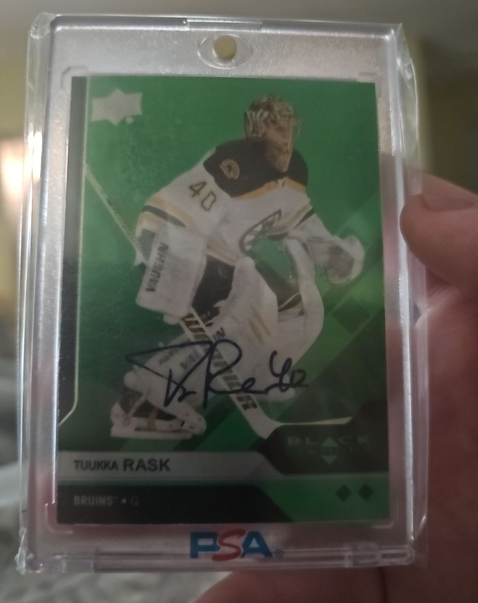 2022 Upper Deck Black Diamond #BD-TR Tuukka Rask — front