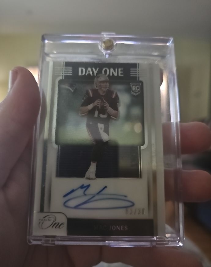 2021 Panini One Day One Mac Jones — front