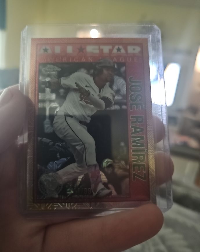 2025 Topps Series 2 35th Anniversary ALL-STAR Mojo #32 Jose Ramirez — front