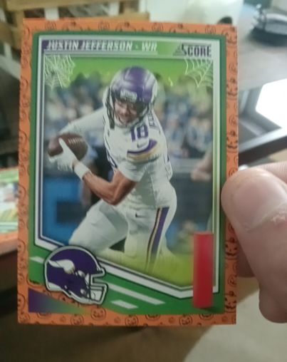 2025 Panini Score A Treat #230 Justin Jefferson — front