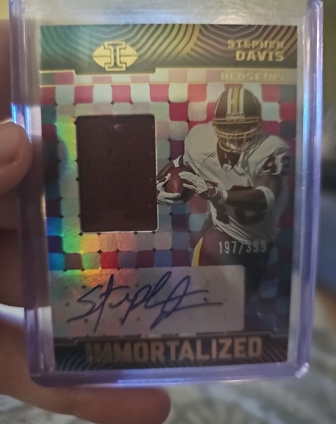 2024 Panini Illusions Immortalized #197 Stephen Davis — front