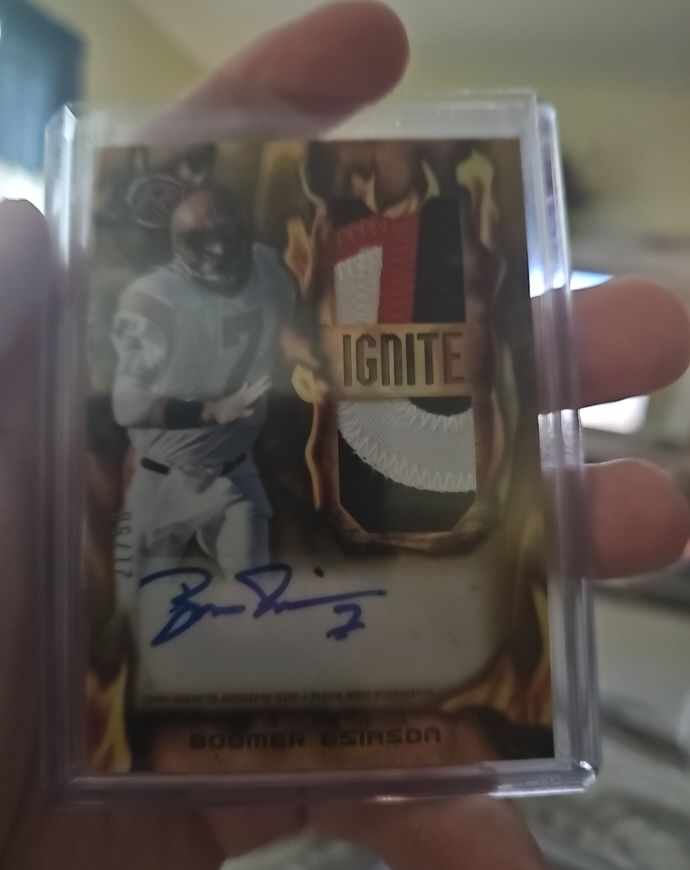 2023 Topps Composite Ignite Patch Autographs Boomer Esiason — front