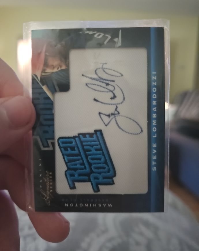 2012 Panini Signature Series Rated Rookie Steve Lombardozzi — front