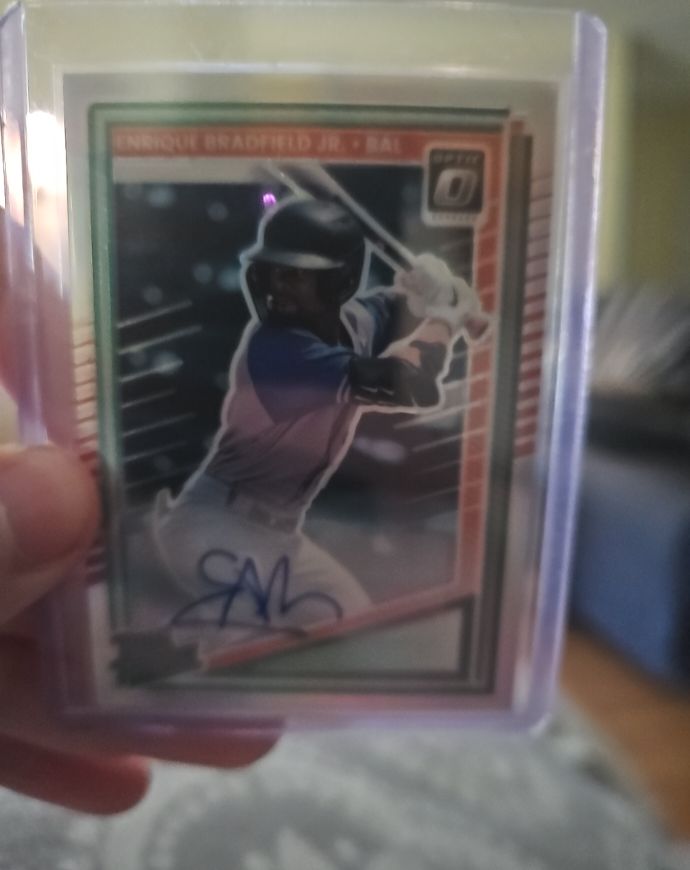 2025 Donruss Optic #142 Enrique Bradfield Jr. — front