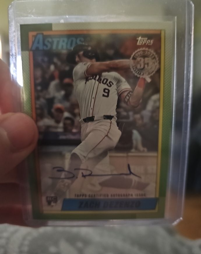 2025 Topps Series 2 1990 Topps Anniversary #90B2-ZD Zach Dezenzo — front