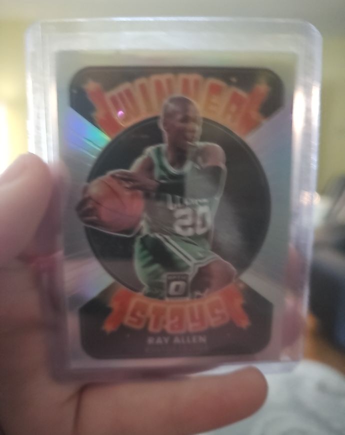 2021-22 Donruss Optic Winner Stays #5 Ray Allen — front
