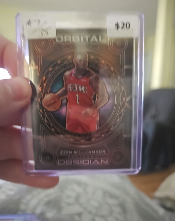 2022-23 Panini Obsidian Orbital #7 Zion Williamson — front