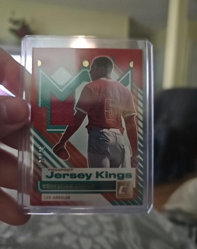 2025 Donruss Prospect Jersey Kings #PJK-CM Christian Moore — front