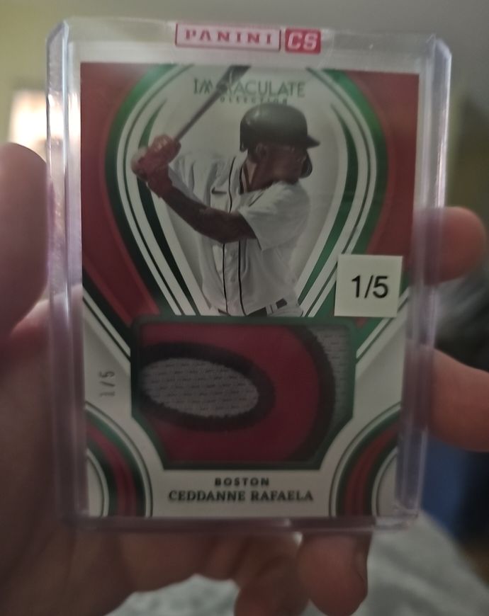2023 Panini Immaculate Collection Ceddanne Rafaela #CS — front