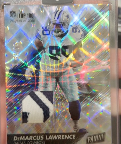 2018 Panini NFL Top 100 Players DeMarcus Lawrence Dallas Cowboys — front