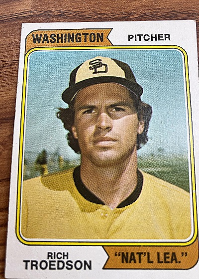 1974 Topps Baseball #77 Rich Troedson — front