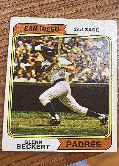 1974 Topps #241 Glenn Beckert — front