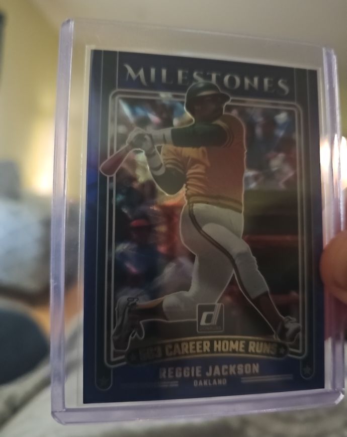 2025 Panini Donruss #16 Reggie Jackson Milestones — front