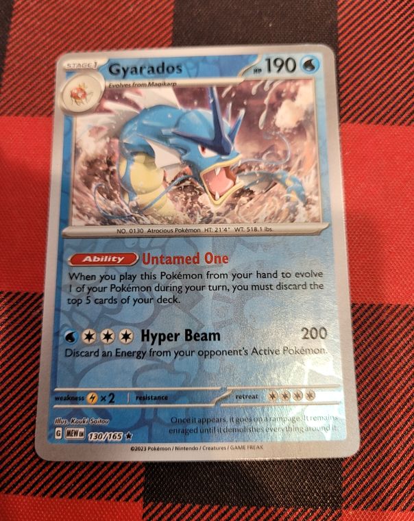 2023 Pokémon Scarlet & Violet 151 #130 Gyarados — front