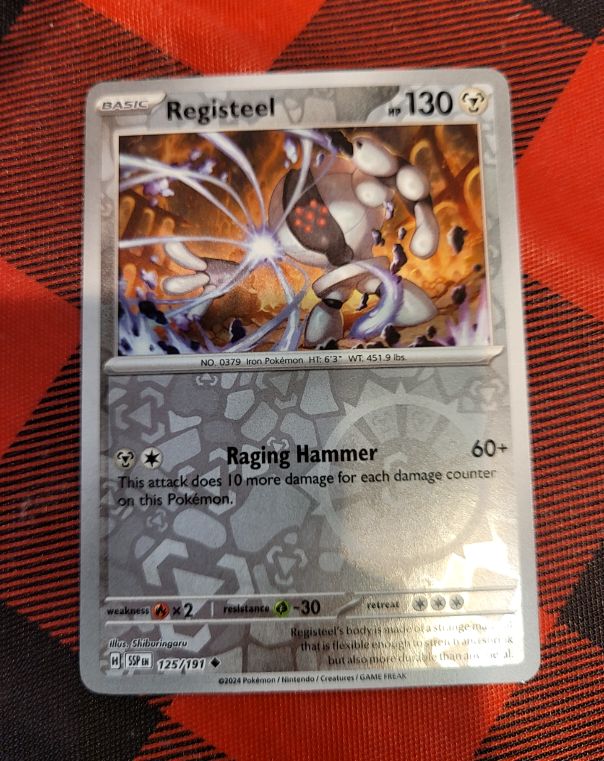 2024 Pokémon Surging Sparks #125 Registeel — front