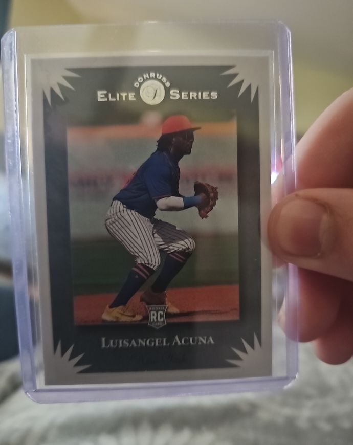 2025 Panini Donruss Elite Series #18 Luisangel Acuna — front