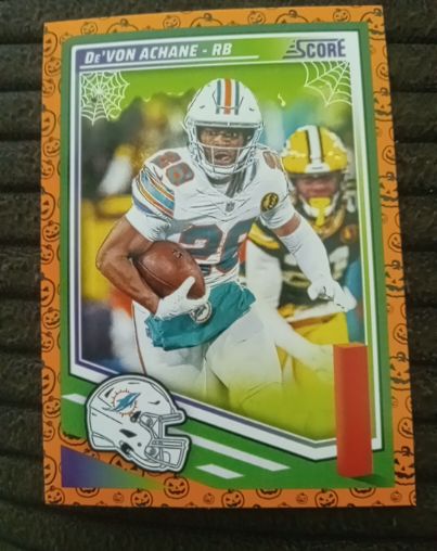 2025 Panini Score-A-Treat #123 De'Von Achane — front