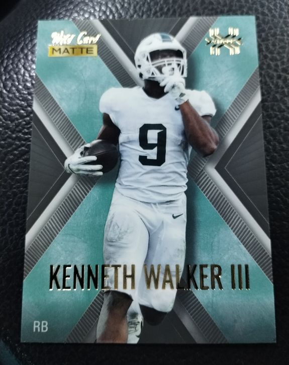 2022 Wild Card Matte X-Plode #MXP-32 Kenneth Walker III — front