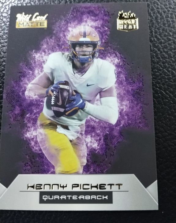 2022 Wild Card Matte Rookie Heat #RH-19 Kenny Pickett — front