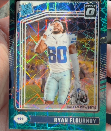 2024 Donruss Optic #288 Ryan Flournoy Green Velocity — front